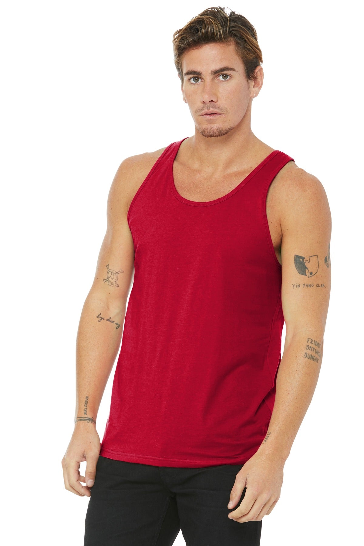 BELLA+CANVAS  Unisex Jersey Tank. BC3480 Red
