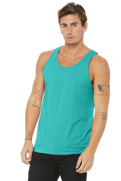 Bella+Canvas Unisex Jersey Tank BC3480 Teal