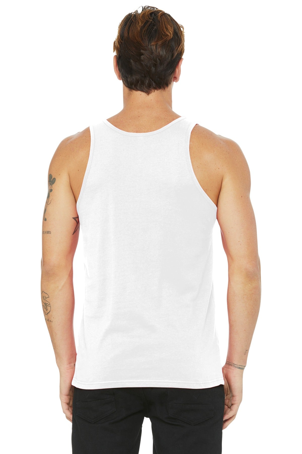 BELLA+CANVAS  Unisex Jersey Tank. BC3480 White