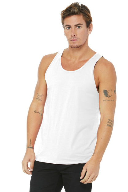 BELLA+CANVAS  Unisex Jersey Tank. BC3480 White