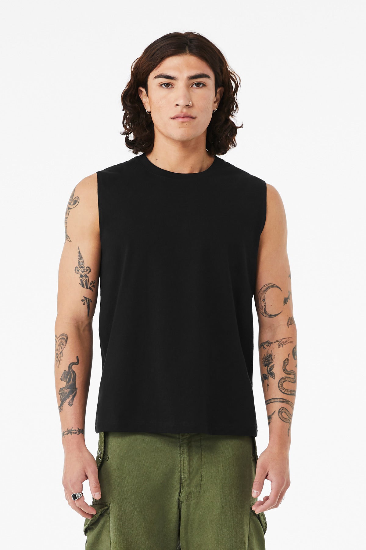 BELLA+CANVAS Unisex Jersey Muscle Tank BC3483 Black