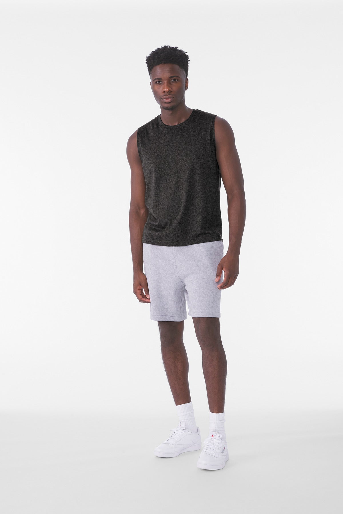 BELLA+CANVAS Unisex Jersey Muscle Tank BC3483 Dark Grey Heather