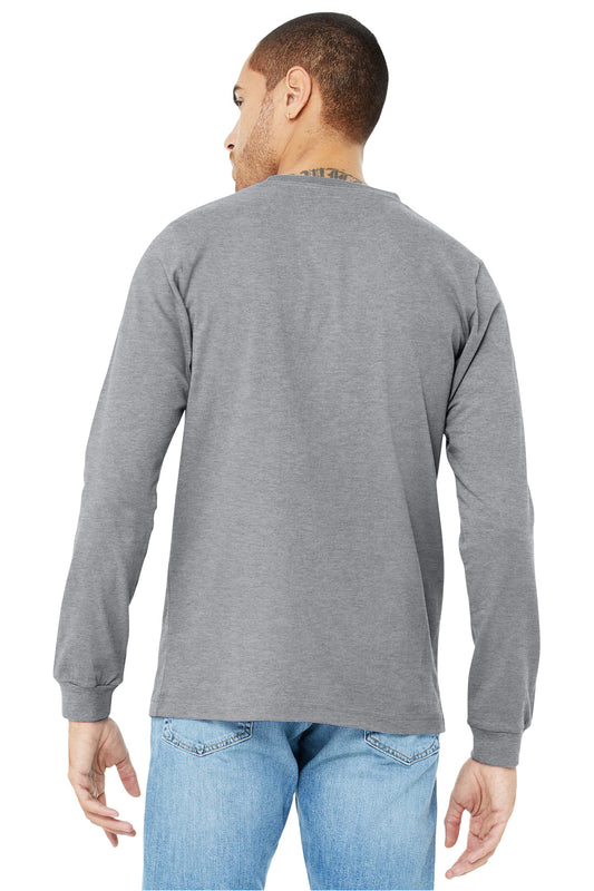 BELLA+CANVAS Unisex Heather CVC Long Sleeve Tee BC3501CVC Athletic Heather