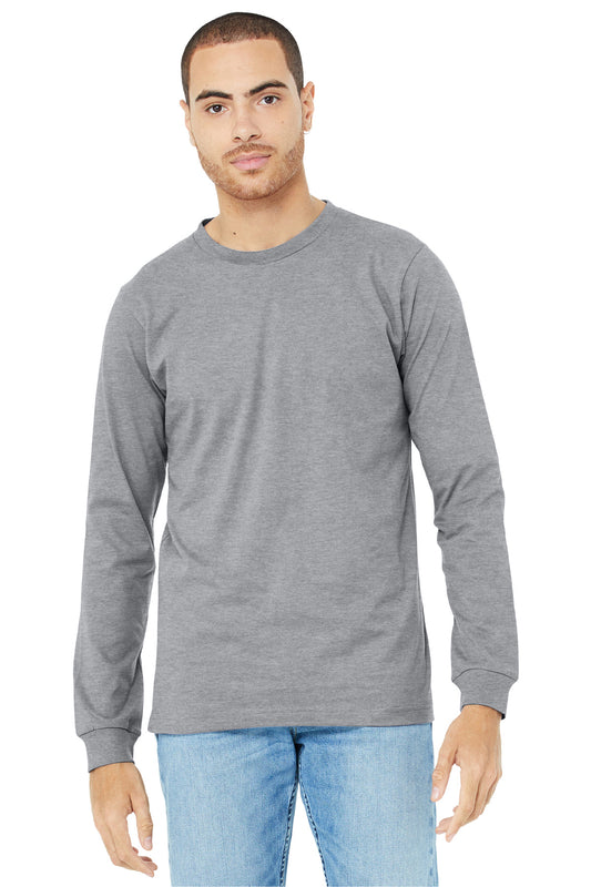 BELLA+CANVAS Unisex Heather CVC Long Sleeve Tee BC3501CVC Athletic Heather