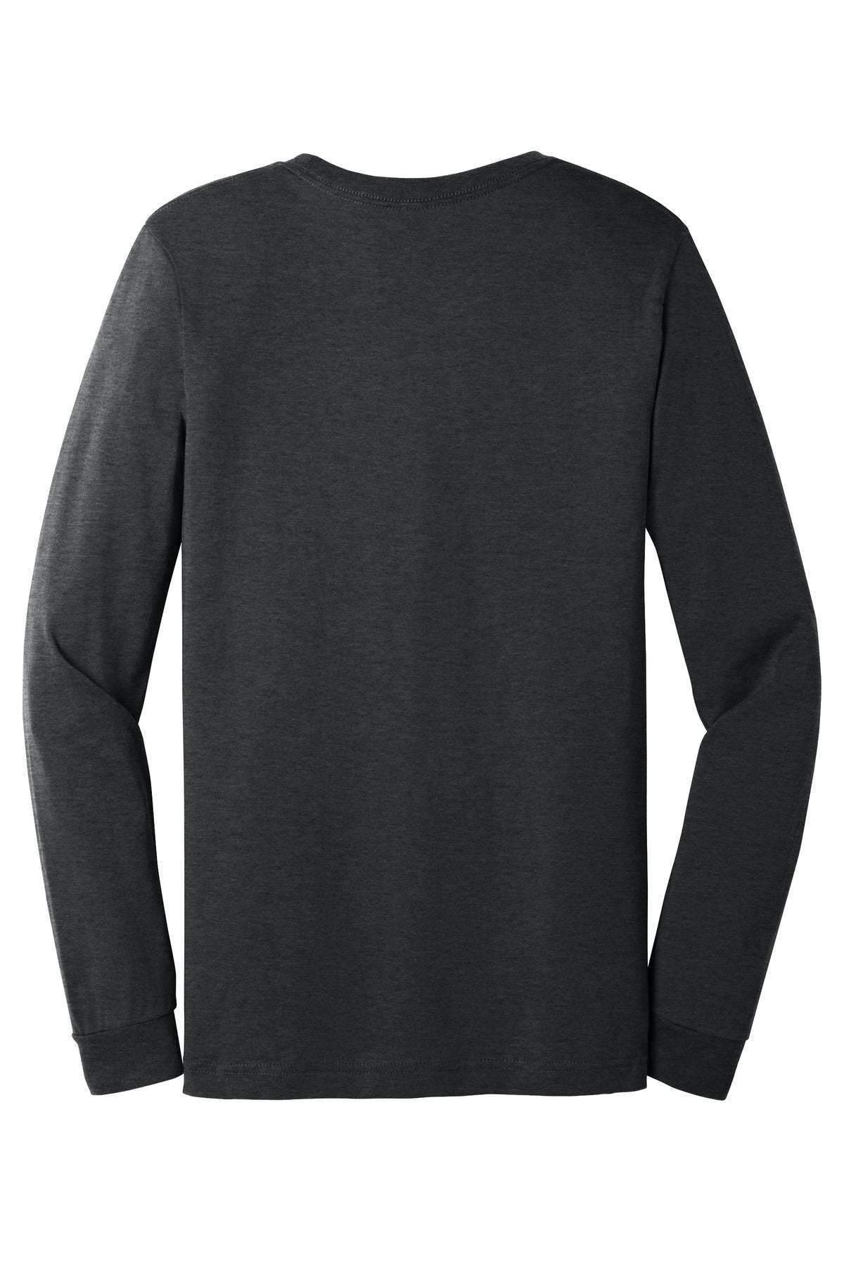 BELLA+CANVAS Unisex Heather CVC Long Sleeve Tee BC3501CVC Dark Grey Heather