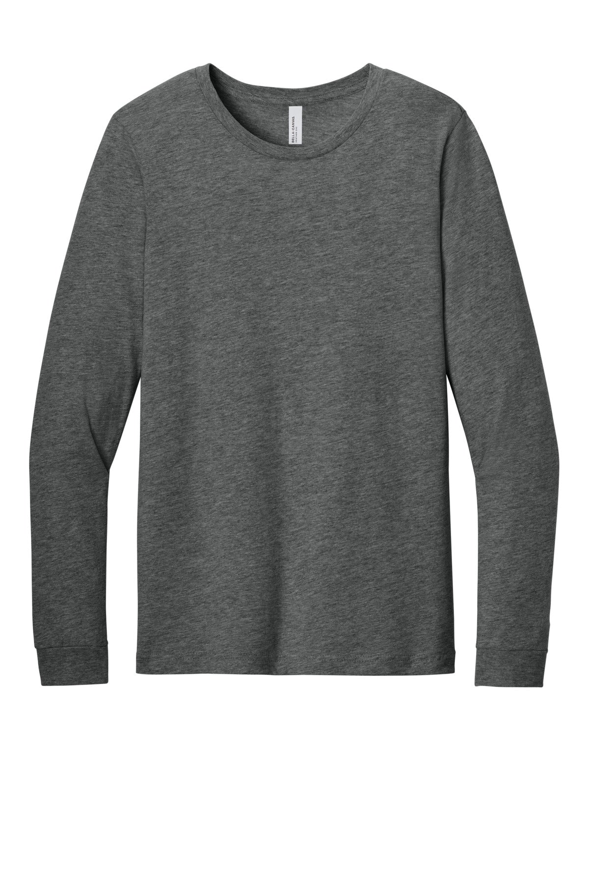 Bella+Canvas Unisex Heather CVC Long Sleeve Tee BC3501CVC Deep Heather