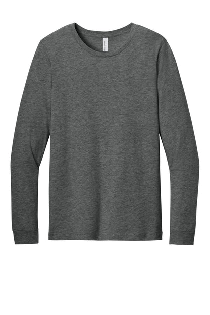 Bella+Canvas Unisex Heather CVC Long Sleeve Tee BC3501CVC Deep Heather