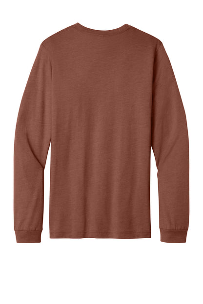 Bella+Canvas Unisex Heather CVC Long Sleeve Tee BC3501CVC Heather Clay