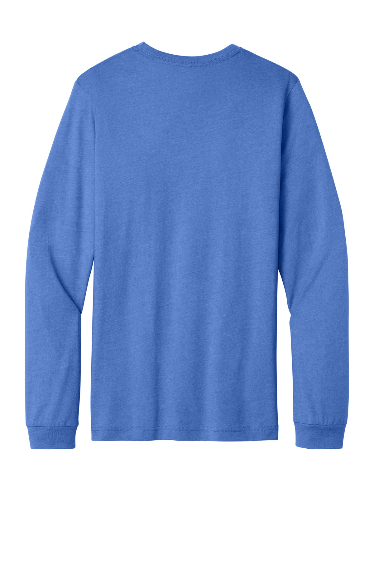 Bella+Canvas Unisex Heather CVC Long Sleeve Tee BC3501CVC Heather Columbia Blue