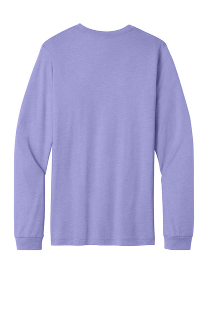 Bella+Canvas Unisex Heather CVC Long Sleeve Tee BC3501CVC Heather Dark Lavender
