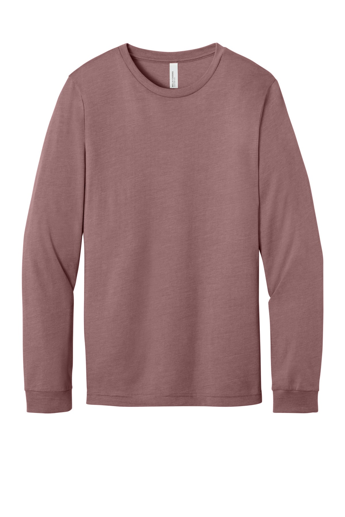 Bella+Canvas Unisex Heather CVC Long Sleeve Tee BC3501CVC Heather Mauve