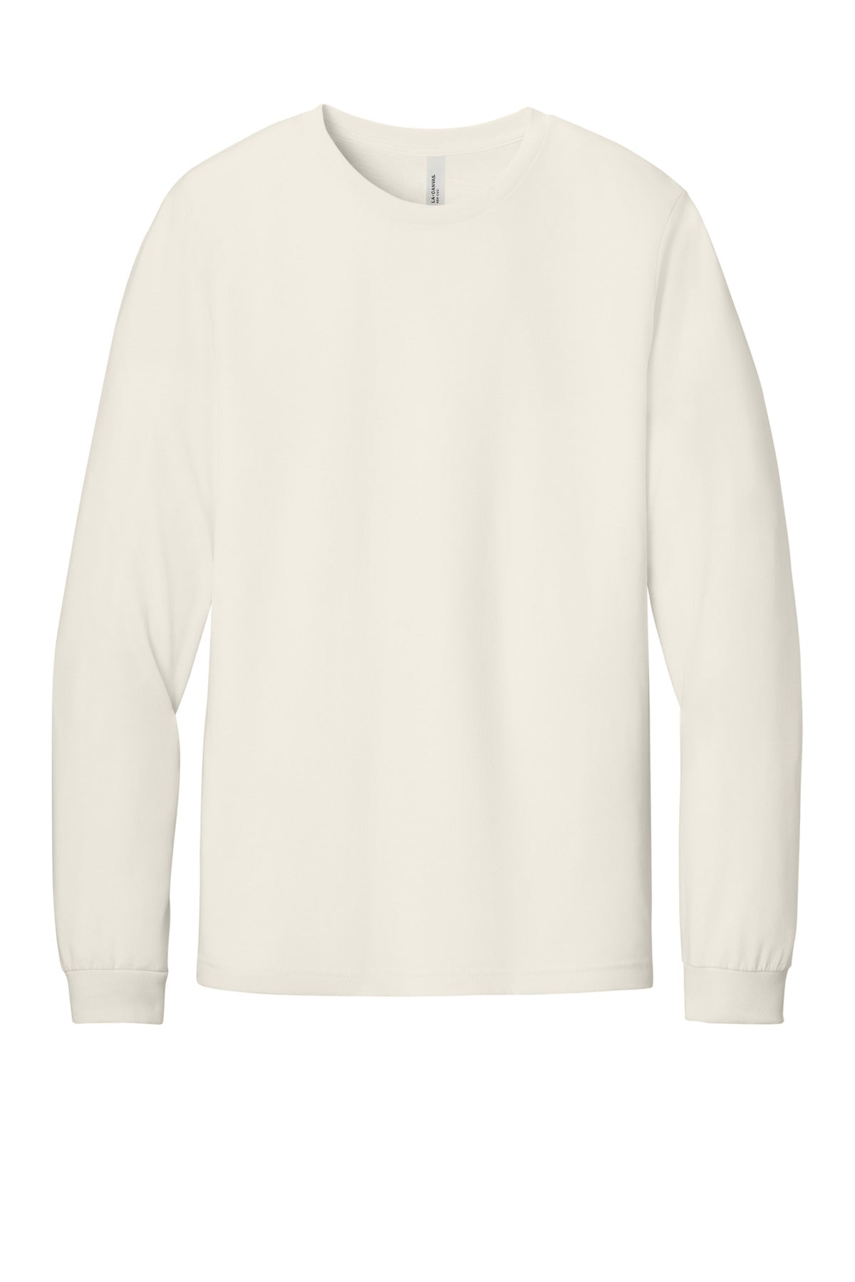 Bella+Canvas Unisex Heather CVC Long Sleeve Tee BC3501CVC Heather Natural