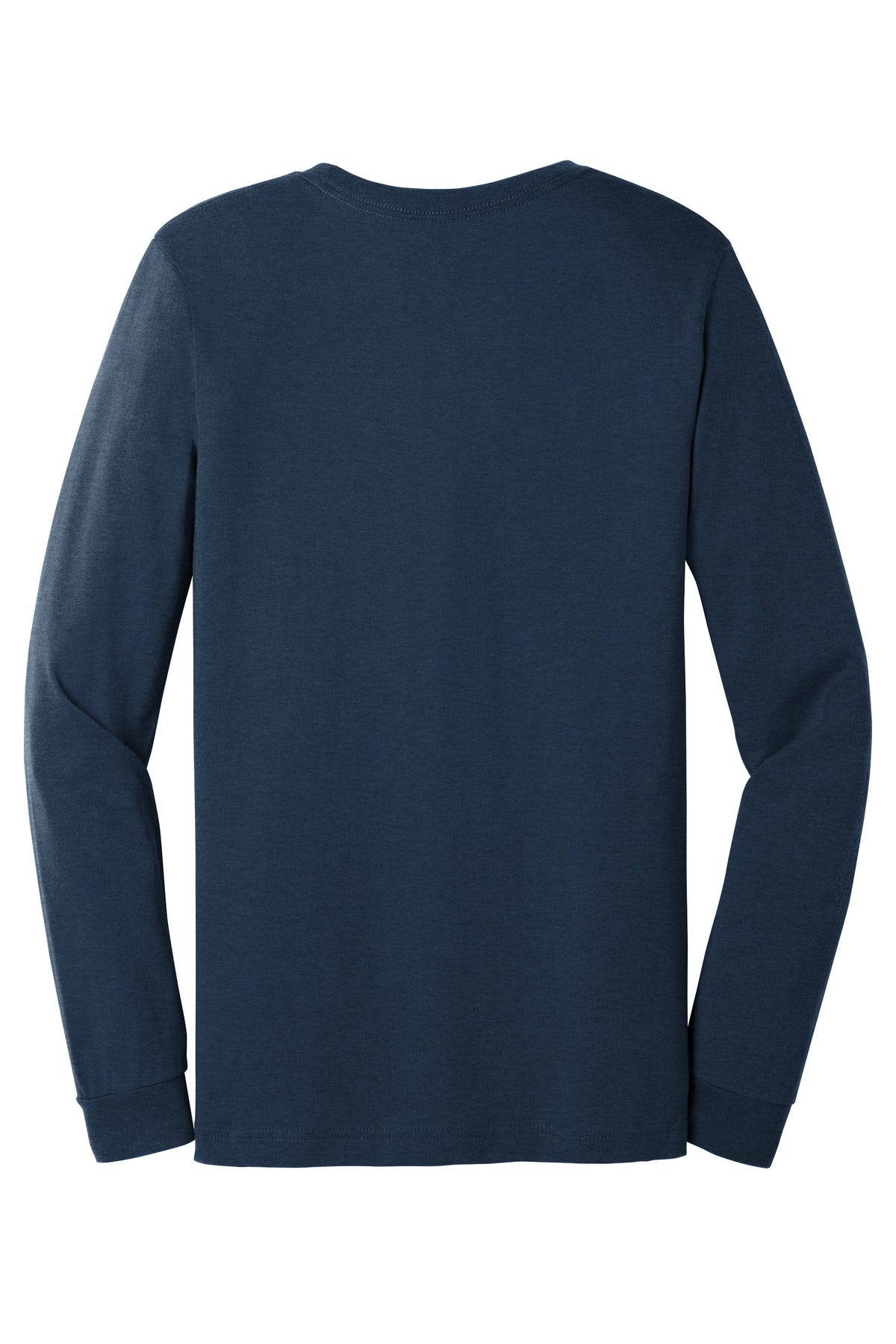 BELLA+CANVAS Unisex Heather CVC Long Sleeve Tee BC3501CVC Heather Navy