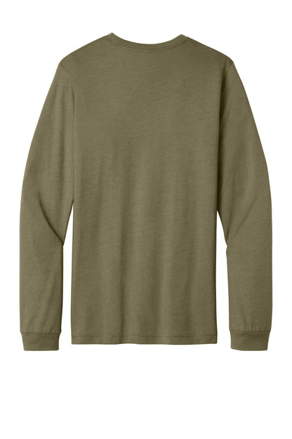 Bella+Canvas Unisex Heather CVC Long Sleeve Tee BC3501CVC Heather Olive