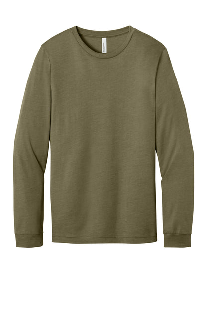 Bella+Canvas Unisex Heather CVC Long Sleeve Tee BC3501CVC Heather Olive