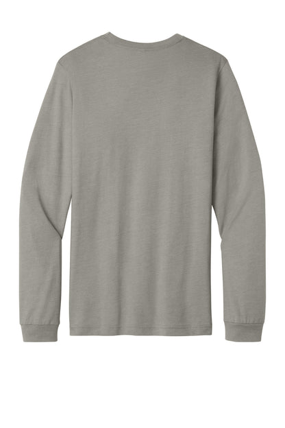 Bella+Canvas Unisex Heather CVC Long Sleeve Tee BC3501CVC Heather Stone