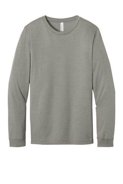 Bella+Canvas Unisex Heather CVC Long Sleeve Tee BC3501CVC Heather Stone