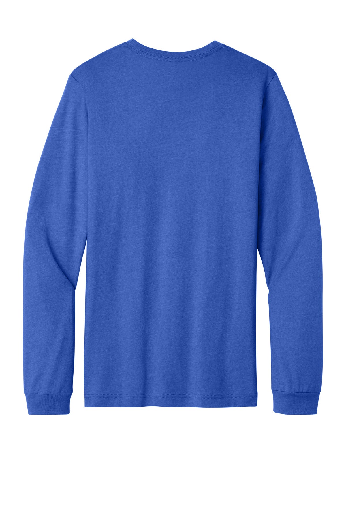 Bella+Canvas Unisex Heather CVC Long Sleeve Tee BC3501CVC Heather True Royal