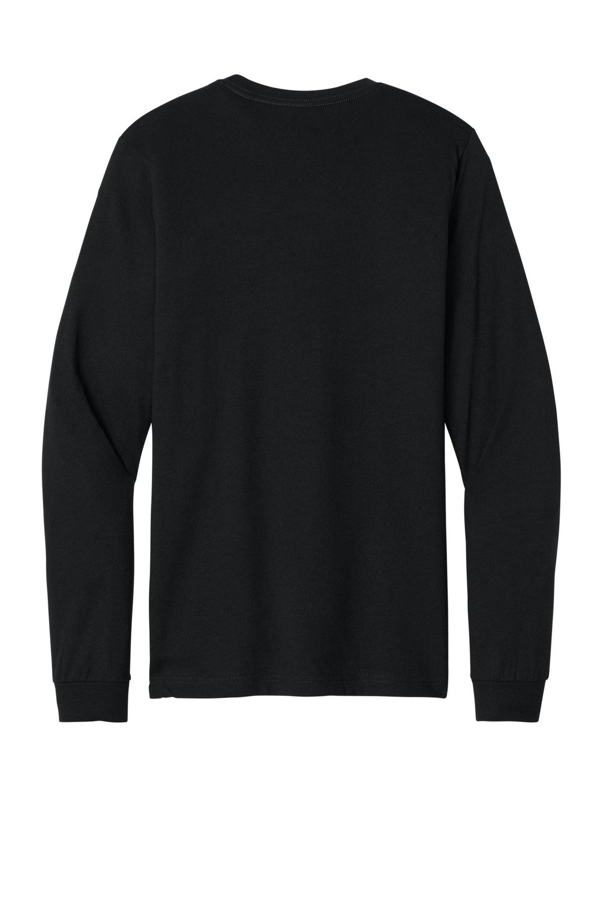 Bella+Canvas Unisex Heather CVC Long Sleeve Tee BC3501CVC Solid Black Blend