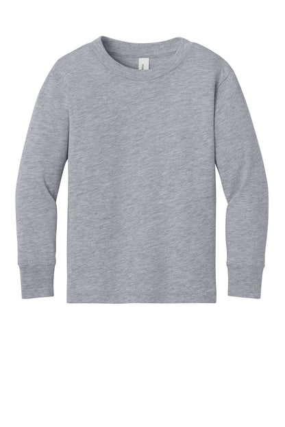 BELLA+CANVAS Toddler Jersey Long Sleeve Tee BC3501T Athletic Heather