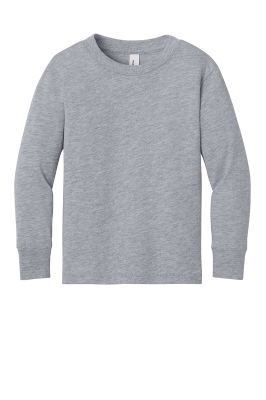 BELLA+CANVAS Toddler Jersey Long Sleeve Tee BC3501T Athletic Heather