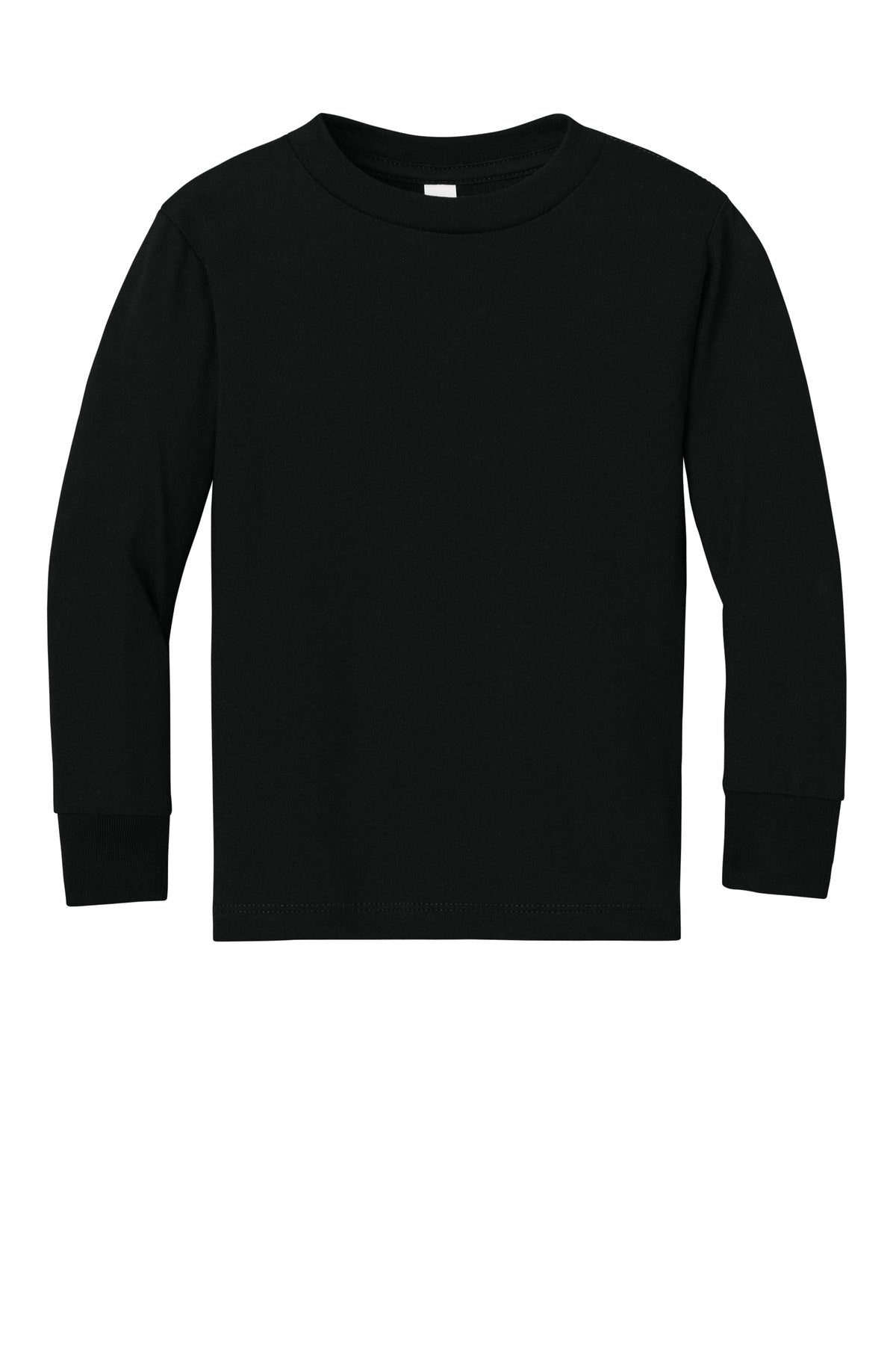BELLA+CANVAS Toddler Jersey Long Sleeve Tee BC3501T Black