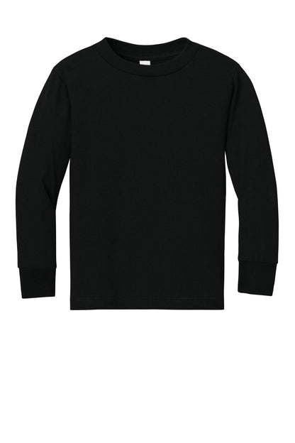 BELLA+CANVAS Toddler Jersey Long Sleeve Tee BC3501T Black