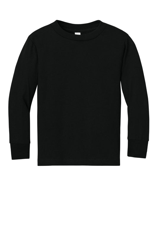 BELLA+CANVAS Toddler Jersey Long Sleeve Tee BC3501T Black
