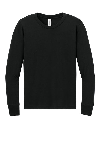 Bella+Canvas Youth Jersey Long Sleeve Tee BC3501Y Black