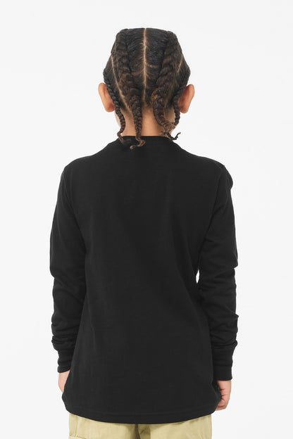 Bella+Canvas Youth Jersey Long Sleeve Tee BC3501Y image 2