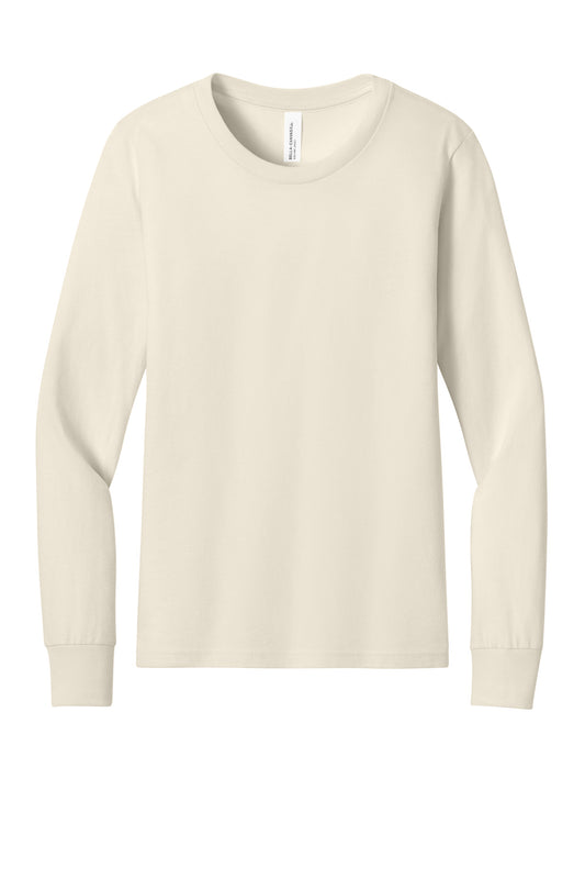 Bella+Canvas Youth Jersey Long Sleeve Tee BC3501Y Natural