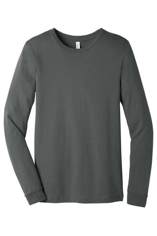 BELLA+CANVAS  Unisex Jersey Long Sleeve Tee. BC3501 Asphalt