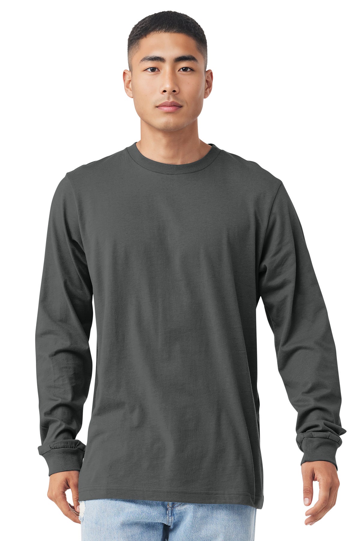 Bella+Canvas Unisex Jersey Long Sleeve Tee BC3501 Asphalt