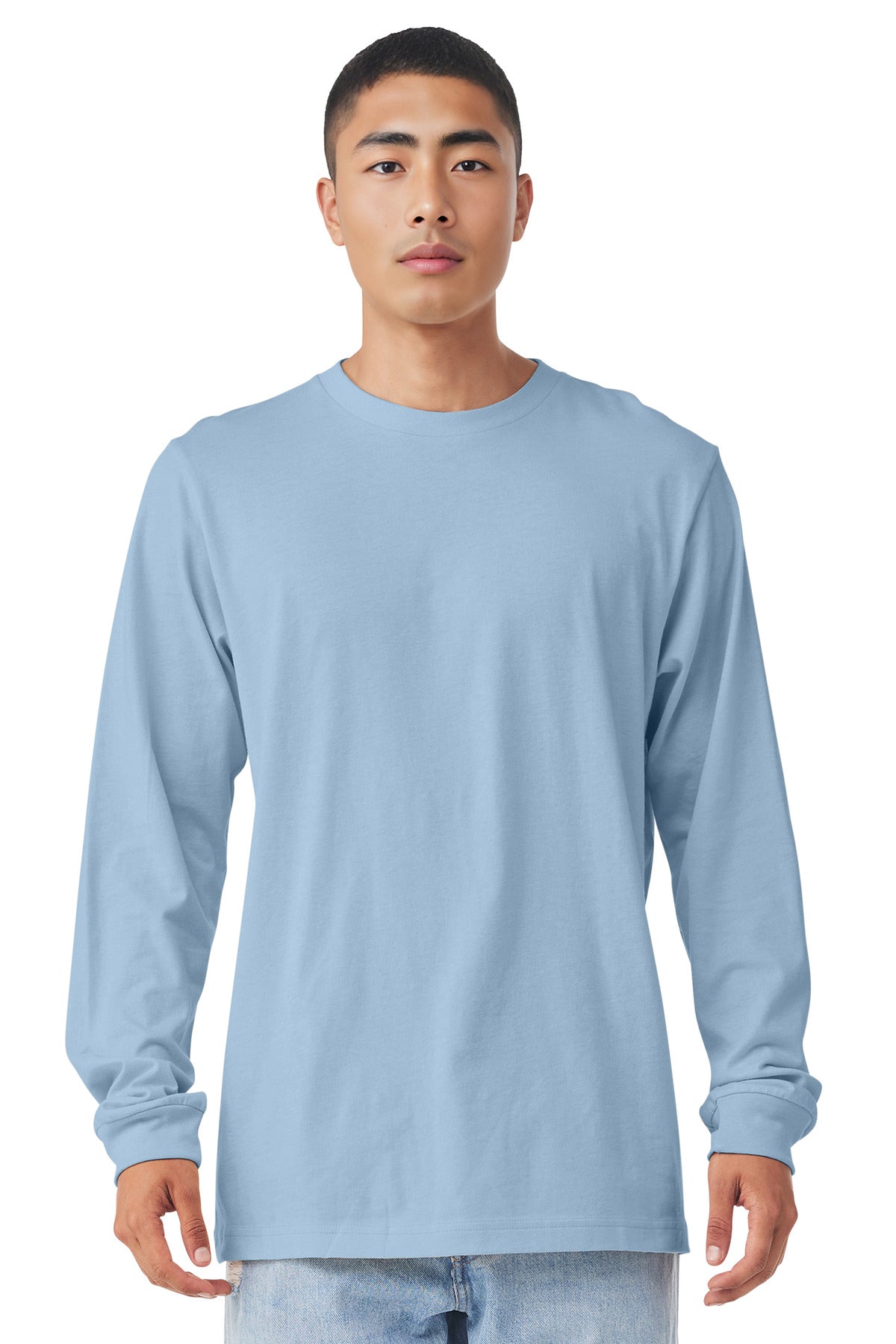 Bella+Canvas Unisex Jersey Long Sleeve Tee BC3501 Baby Blue
