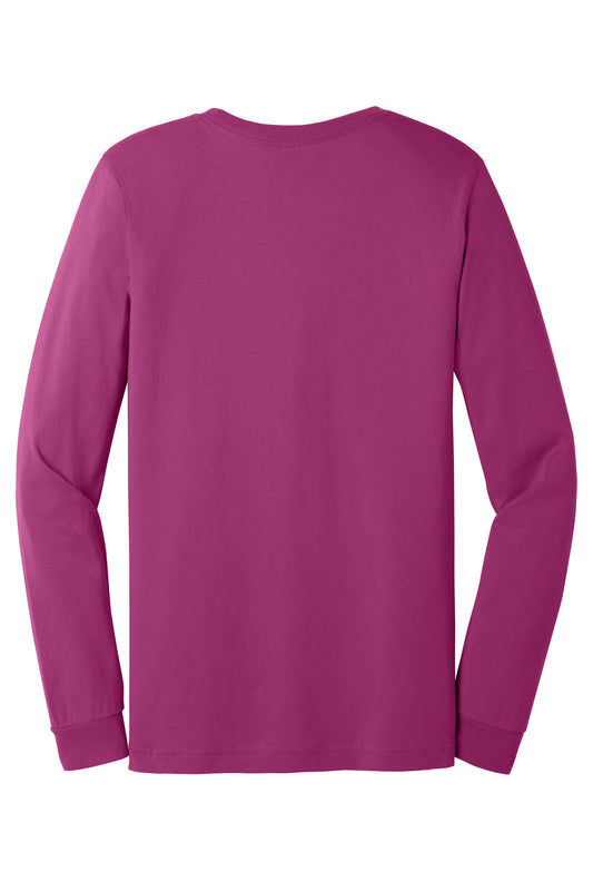 BELLA+CANVAS  Unisex Jersey Long Sleeve Tee. BC3501 Berry