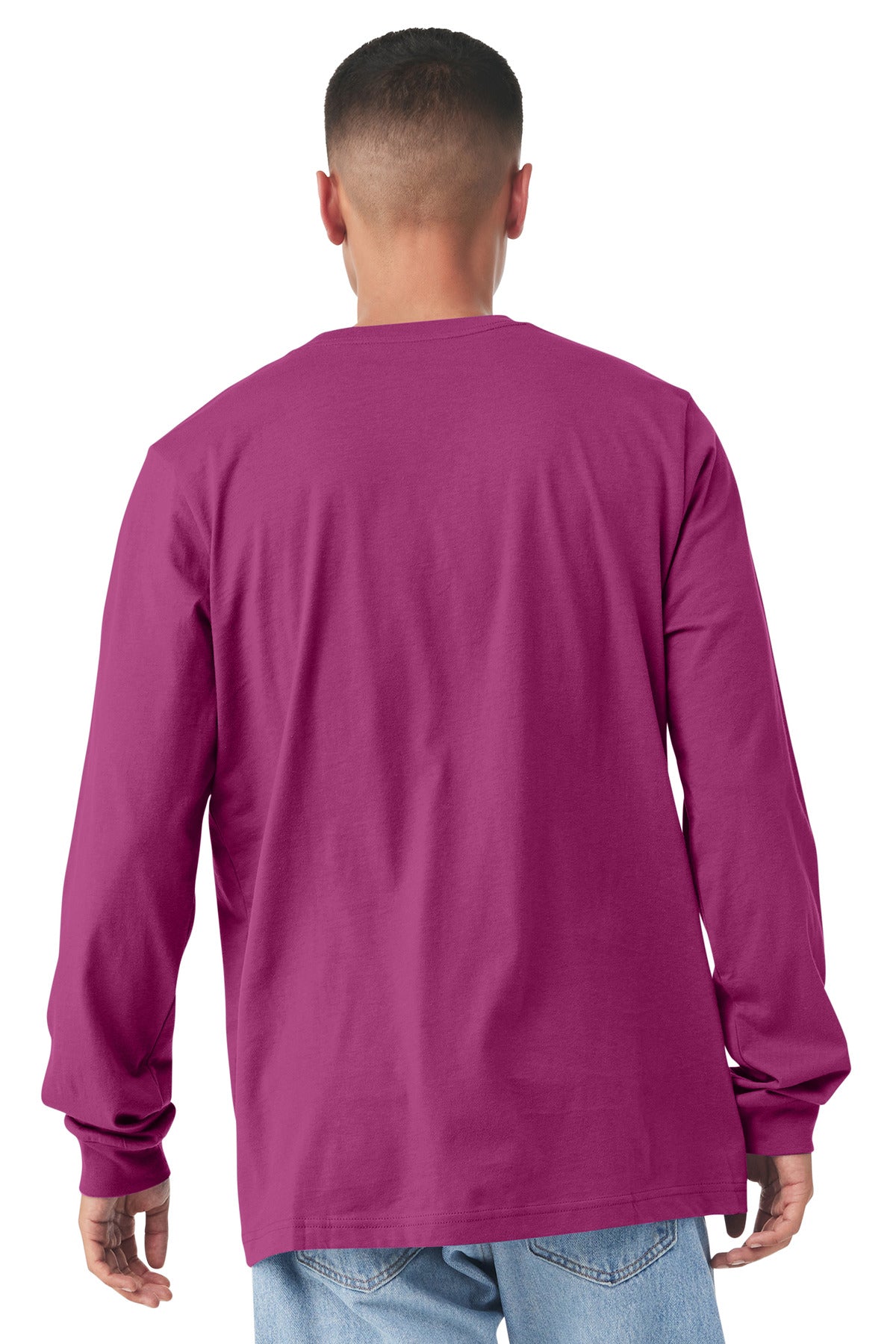 Bella+Canvas Unisex Jersey Long Sleeve Tee BC3501 Berry