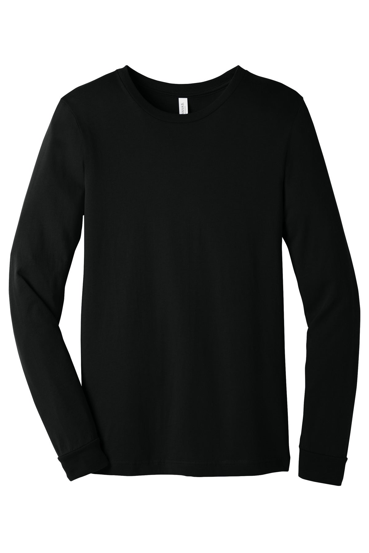 BELLA+CANVAS  Unisex Jersey Long Sleeve Tee. BC3501 Black