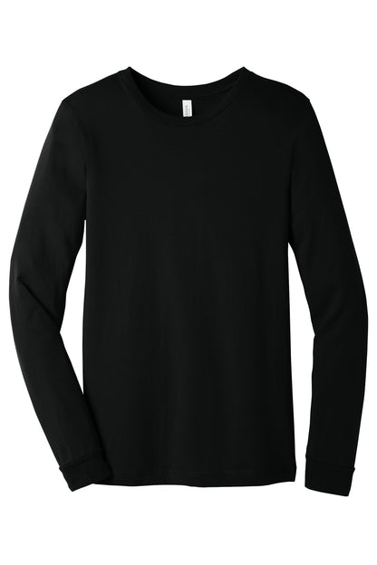 BELLA+CANVAS  Unisex Jersey Long Sleeve Tee. BC3501 Black