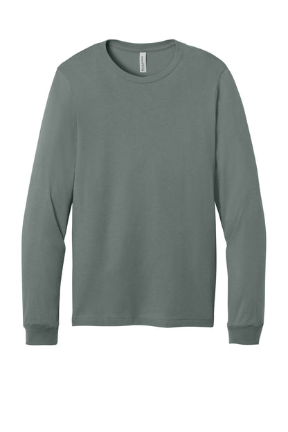 Bella+Canvas Unisex Jersey Long Sleeve Tee BC3501 Blue Storm