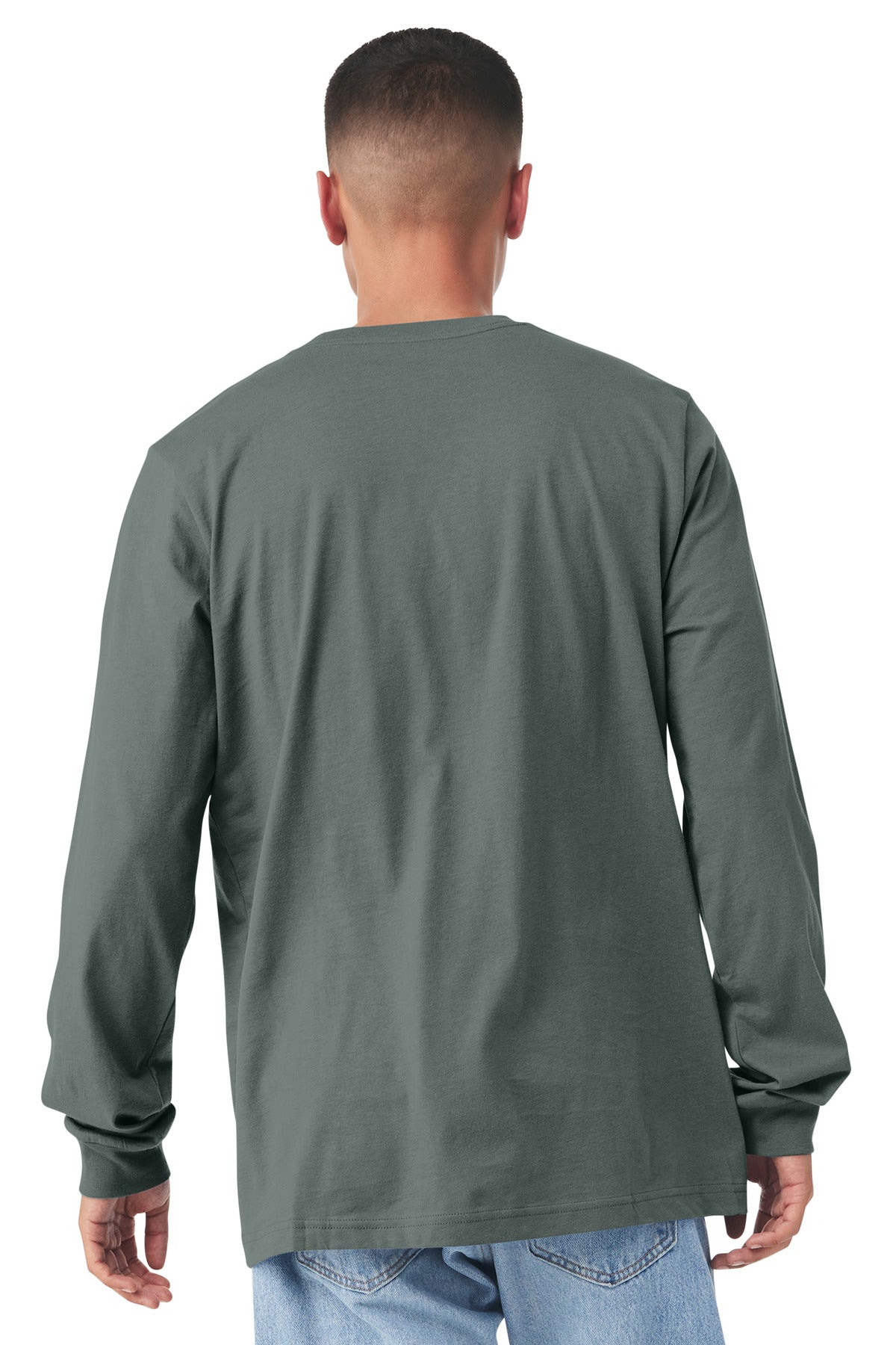 Bella+Canvas Unisex Jersey Long Sleeve Tee BC3501 Blue Storm