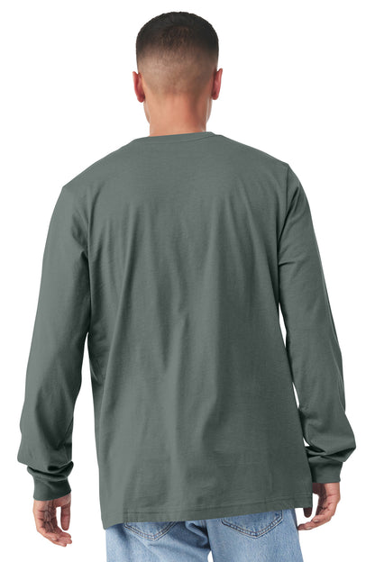 Bella+Canvas Unisex Jersey Long Sleeve Tee BC3501 Blue Storm