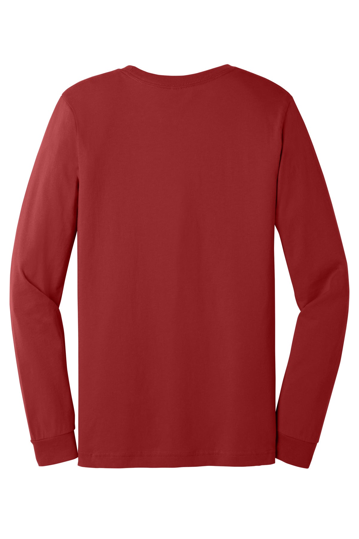 BELLA+CANVAS  Unisex Jersey Long Sleeve Tee. BC3501 Canvas Red