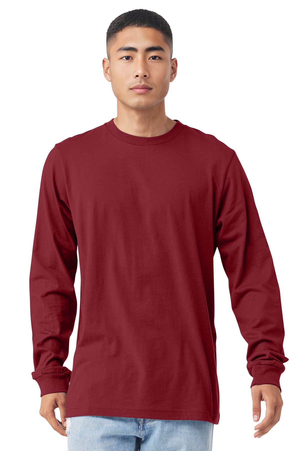 Bella+Canvas Unisex Jersey Long Sleeve Tee BC3501 Cardinal