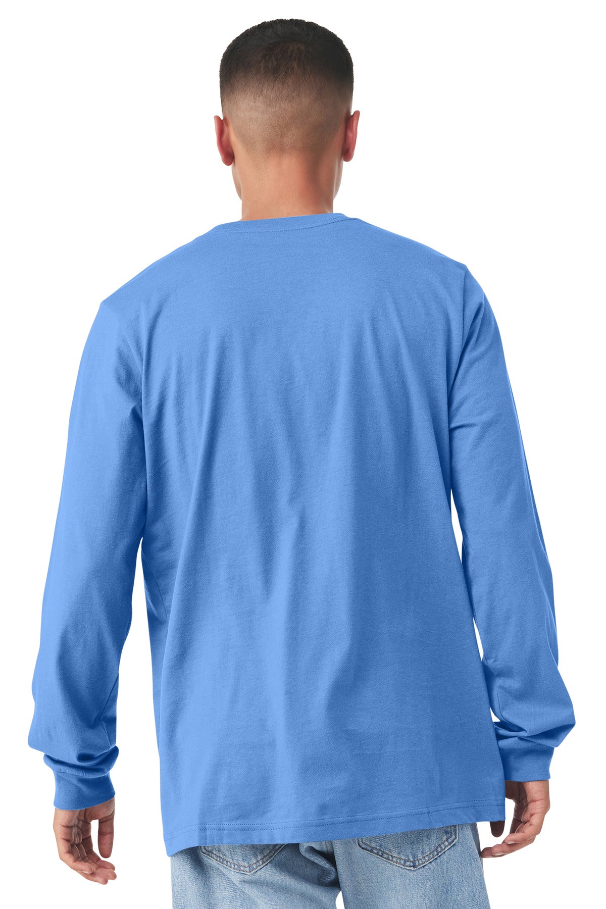 Bella+Canvas Unisex Jersey Long Sleeve Tee BC3501 Carolina Blue