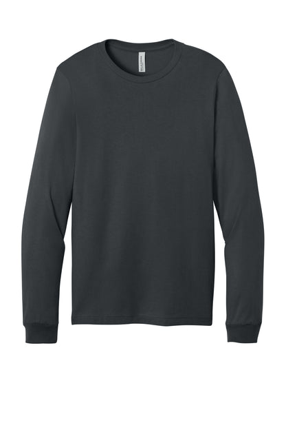 Bella+Canvas Unisex Jersey Long Sleeve Tee BC3501 Dark Grey