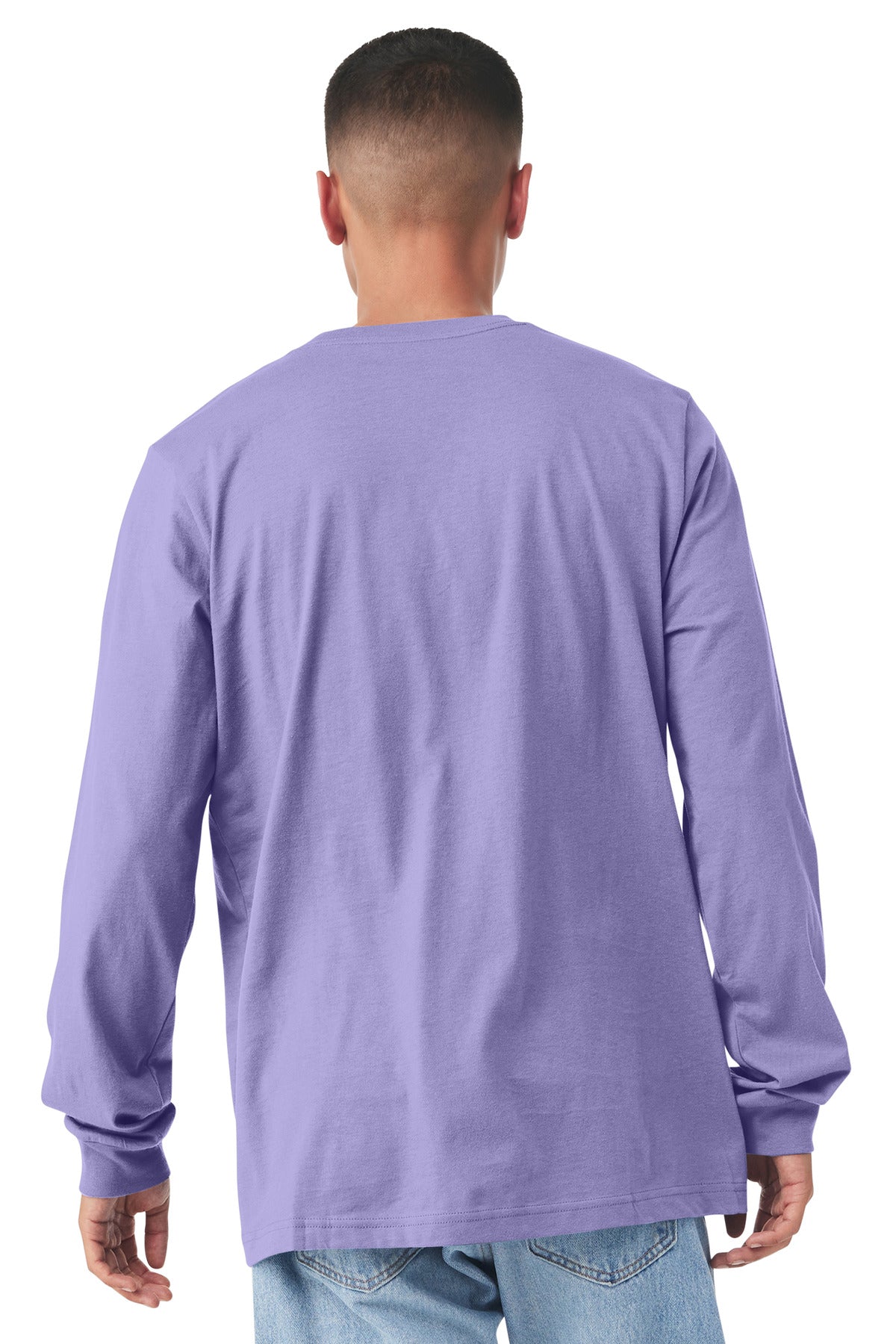 Bella+Canvas Unisex Jersey Long Sleeve Tee BC3501 Dark Lavender