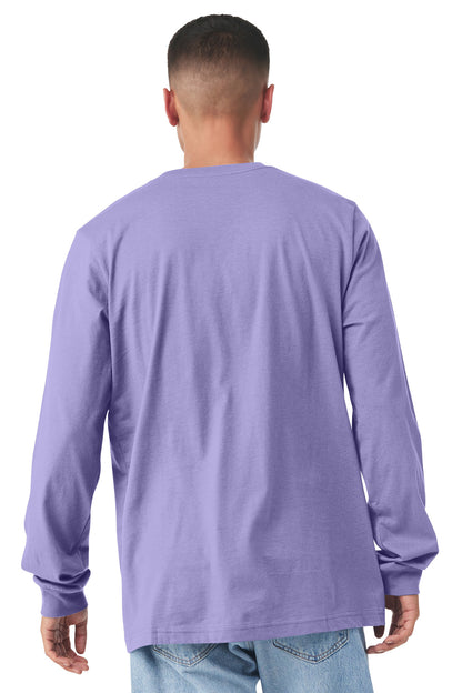 Bella+Canvas Unisex Jersey Long Sleeve Tee BC3501 Dark Lavender