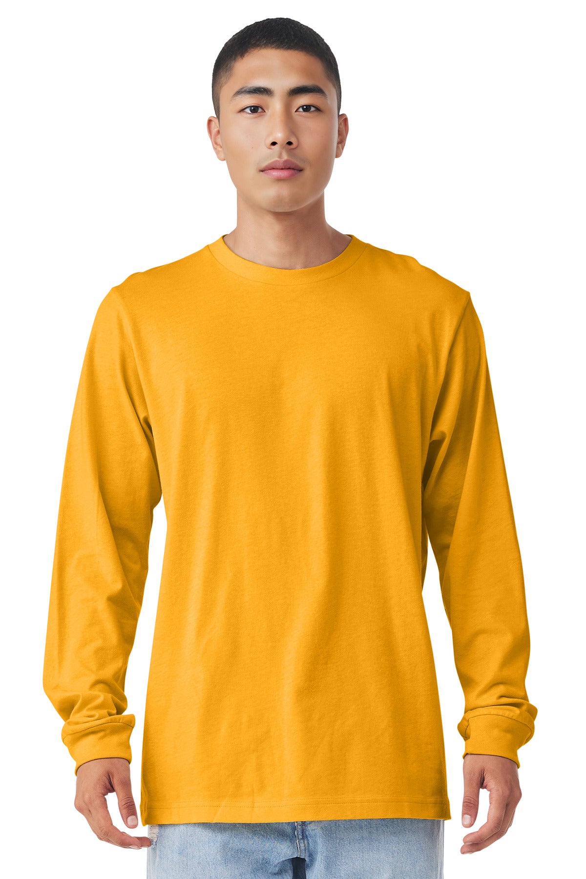 Bella+Canvas Unisex Jersey Long Sleeve Tee BC3501 Gold