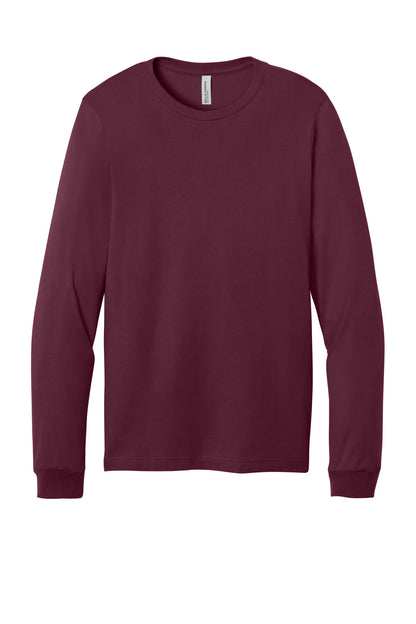 Bella+Canvas Unisex Jersey Long Sleeve Tee BC3501 Maroon