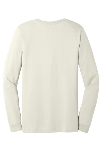 BELLA+CANVAS  Unisex Jersey Long Sleeve Tee. BC3501 Natural